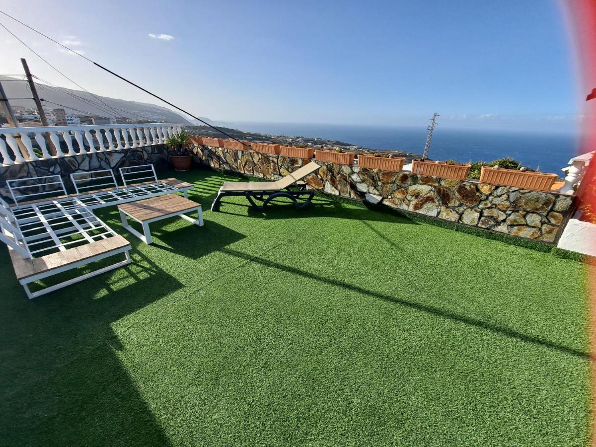 Tenerife Apartment 100M2 Casa De Don Quijote With A Terrace Of 100M2 With A View Of The Ocean And Teide Volcano And A Garden Of 600M2 이코드레로스비노스 외부 사진